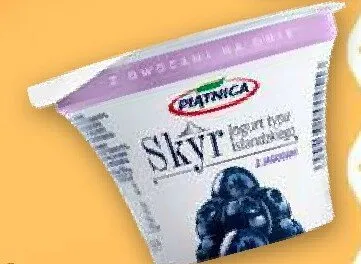 Jogurt Skyr z jagodami Piątnica promocja w Netto