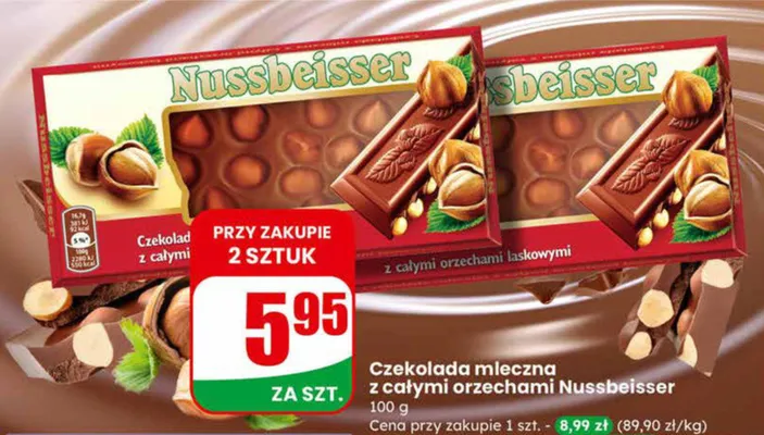 Czekolada promocja w Dino