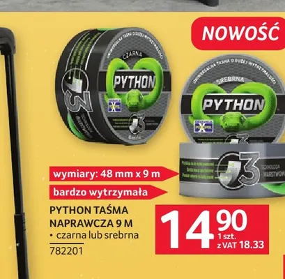 Taśma naprawcza 9 m srebrna Python promocja w Selgros