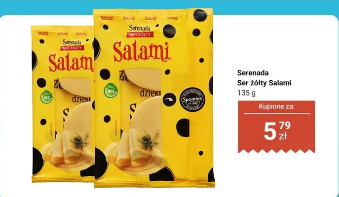 Ser żółty Serenada promocja w Dino