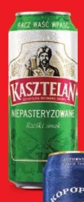 Piwo Kasztelan Niepasteryzowane promocja w Lidl