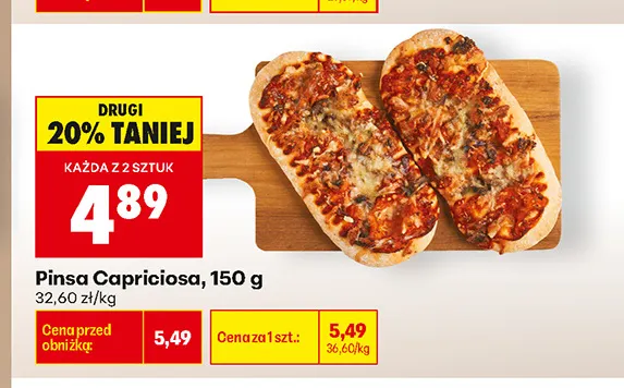 Pinsa Capriciosa promocja w Biedronka