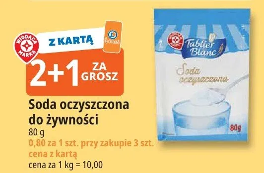 Soda oczyszczona do żywności promocja w Leclerc