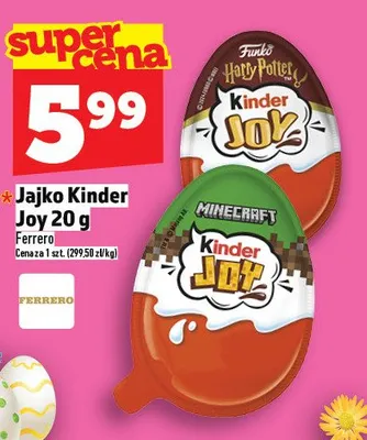 Jajko Kinder Joy promocja w TOPAZ
