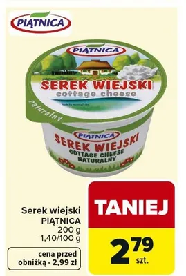 Serek wiejski promocja w Carrefour Market