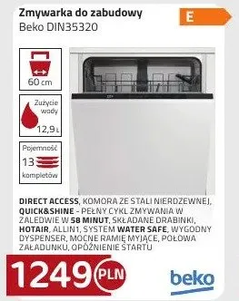 Zmywarka do zabudowy Beko promocja w kakto.pl