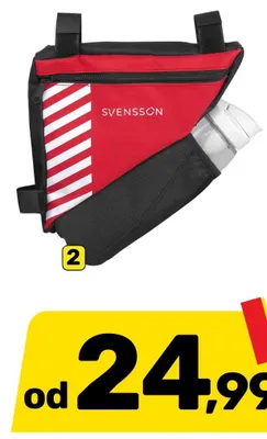 Torba rowerowa pod ramę z kieszenią na bidon promocja w Bricomarche