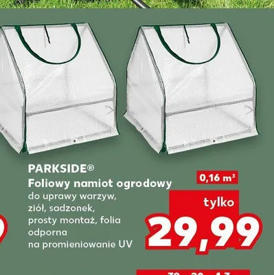 Foliowy namiot ogrodowy PARKSIDE 0,16m3 promocja w Kaufland
