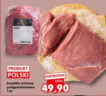 Łopatka wołowa podgrzebieniowa promocja w Kaufland