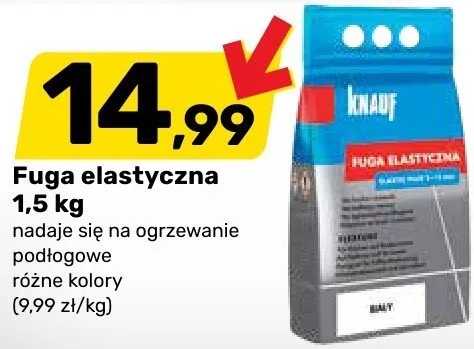 Fuga elastyczna 1,5 kg promocja w Bricomarche
