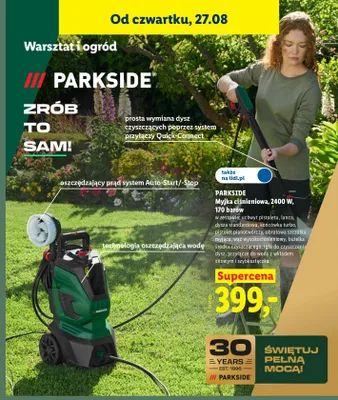 Myjka ciśnieniowa Parkside promocja w Lidl