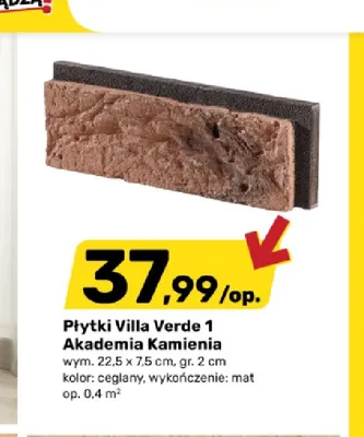 Płytki Villa Verde 1 Akademia Kamienia promocja w Bricomarche