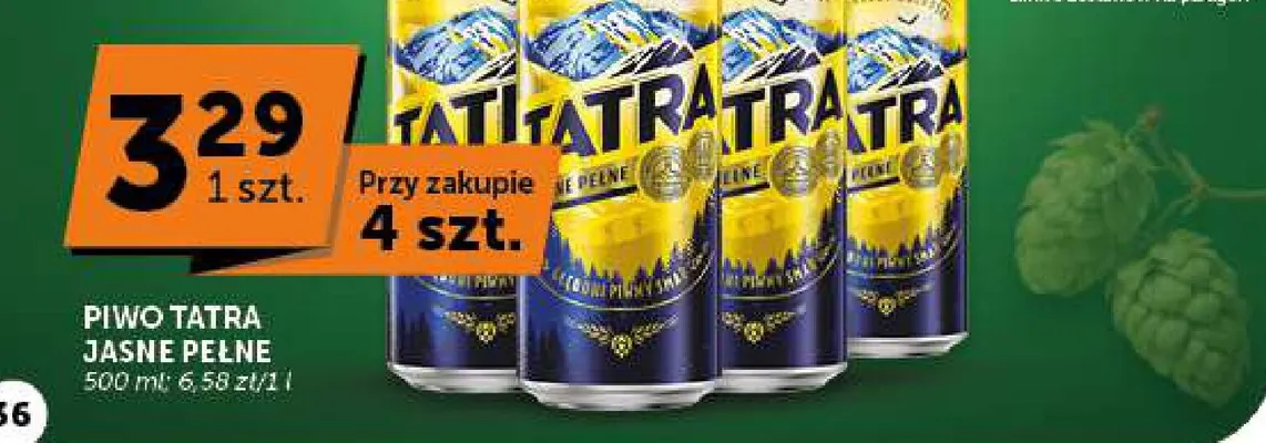 Piwo Tatra promocja w Euro Sklep