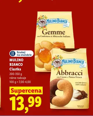 Ciastka Gemme Mulino Bianco promocja w Lidl