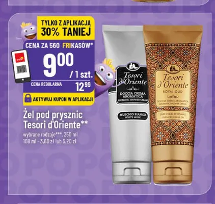 Żel pod prysznic Tesori d'Oriente Royal Oud promocja w POLOmarket