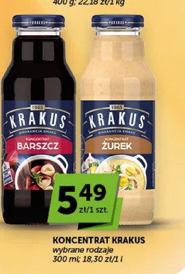 Koncentrat Krakus barszcz promocja w ABC