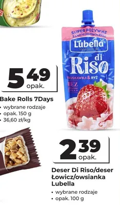 Deser ryżowy Lubella di Riso Truskawka & Ryż promocja w Odido