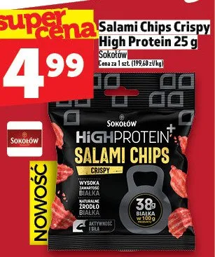 Salami Chips Crispy High Protein 25g promocja w TOPAZ