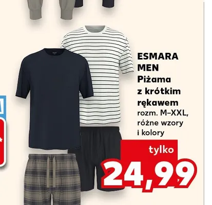 Piżama męska z krótkim rękawem Esmara promocja w Kaufland