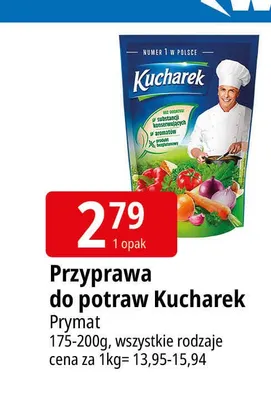 Przyprawa do potraw Kucharek promocja w Leclerc