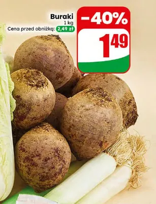 Buraki promocja w Dino
