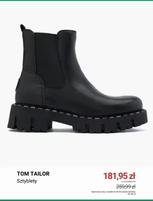 Sztyblety Tom Tailor promocja w Deichmann