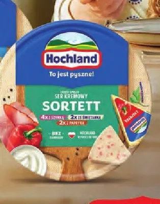 Ser kremowy Sortett Hochland promocja w Intermarche