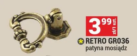 Wieszak Retro GR036 patyna mosiądz promocja w Merkury Market
