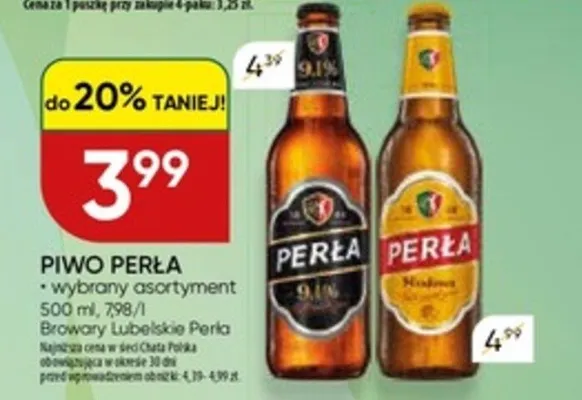 Piwo Perła promocja w Chata Polska