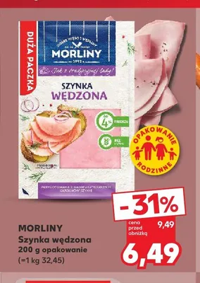 Szynka wędzona Morliny promocja w Kaufland