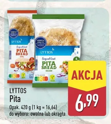 Pita owalna Lyttos promocja w Aldi