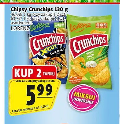 Chipsy Crunchips X-Cut Chakalaka Lorenz promocja w Prim Market