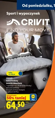 Samochodowy materac dmuchany CRIVIT promocja w Lidl