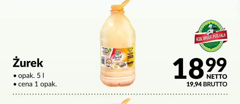 Żurek Kuchnia Polska promocja w Makro