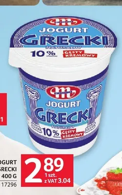 Jogurt typ grecki Mlekpol promocja w Selgros