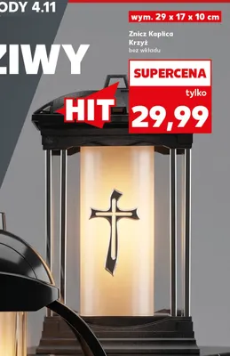 Znicz Kaplica Krzyż bez wkładu promocja w Kaufland