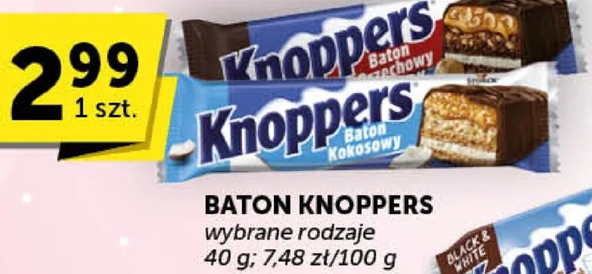 Baton KNOPPERS wybrane rodzaje promocja w ABC