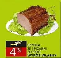 Szynka ze śpiżarni ze swojej ziemi promocja w Wafelek
