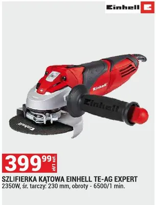 Szlifierka kątowa Einhell TE-AG Expert 2350W 230mm promocja w Merkury Market
