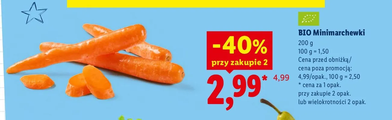 Minimarchewki Lidl promocja w Lidl