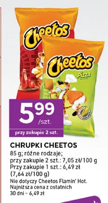 Chrupki Cheetos promocja w Stokrotka