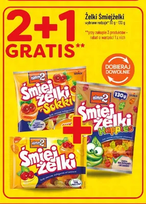 Żelki kwaśne Nimm2 śmiejżelki promocja w POLOmarket