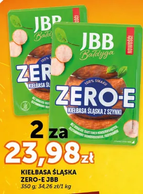 Kiełbasa śląska Zero-E JBB promocja w Groszek