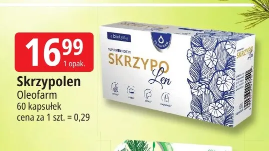 Skrzypolen Oleofarm promocja w Leclerc
