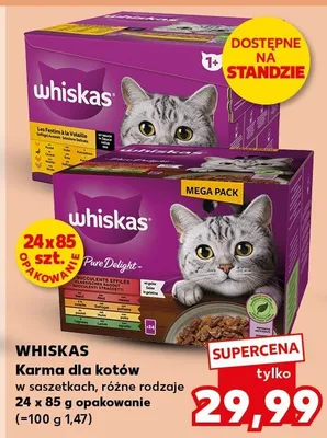 Karma dla kotów w saszetkach, różne rodzaje 24 x 85 g  promocja w Kaufland