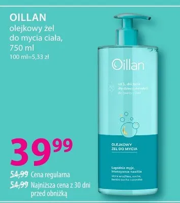 Żel olejkowy do mycia ciała promocja w Hebe