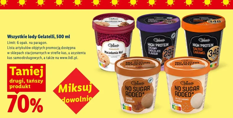 Lody Gelatelli promocja w Lidl
