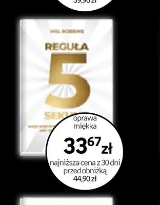 Książka Reguła 5 sekund oprawa miękka promocja w Empik