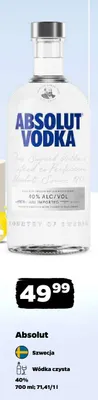 Wódka Absolut promocja w Netto