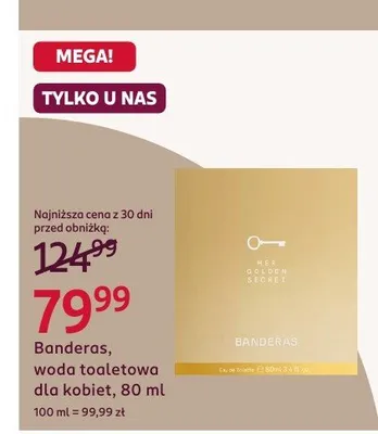 Woda toaletowa Banderas dla kobiet, 80 ml promocja w Rossmann